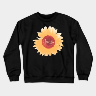 Sunflower , I love sun Crewneck Sweatshirt